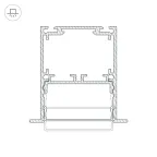 Профиль SL-LINIA52-3L-F-2000 ANOD BLACK (Arlight, Алюминий)