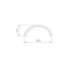 Экран ARH-ROUND-D8-2000 Round Opal (пластик)