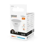 Лампа светодиодная LED 7 Вт 530 лм 3000К софит MR16 теплый GU10 AC 220В Elementary Gauss