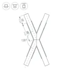 Держатель ARL-MOONLIGHT-1213-CLIP CLEAR (Arlight, Пластик)