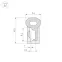 Силиконовый профиль WPH-FLEX-0817-SIDE-S8-10m WHITE (Силикон)