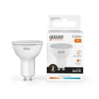 Лампа светодиодная LED 7 Вт 530 лм 3000К софит MR16 теплый GU10 AC 220В Elementary Gauss