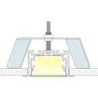 Держатель S2-LINIA55-F Set | 021191 | Arlight