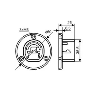 Держатель OVAL-PV | 017381 | Arlight