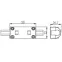 Соединитель прямой ARL-CLEAR-Mini-Line (16x8mm) (ARL, Металл)