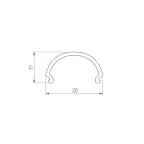 Шнур питания ARD-ICICLE-CLASSIC-1.5м Black (230V, 1.6A) (Ardecoled, -)