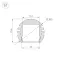 Профиль PDS-R-2000 ANOD | 012093 | Arlight