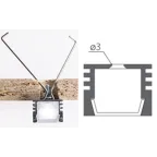 Настенный держатель Wall-arm для ALU-ROUND (ARL, Металл)