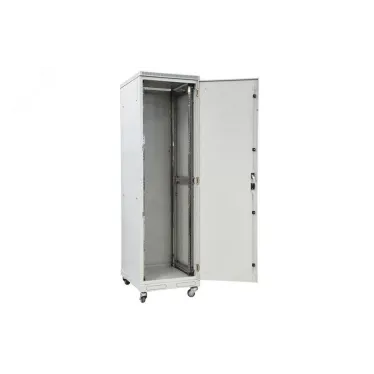 Шкаф телекоммуникационный напольный 47U 600x600 ШТ-НП-47U-600-600-М, передняя дверь металл