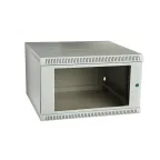                  Шкаф телекоммуникационный настенный разборный 9U 600x450 ШТ-НСр-9U-600-450-С дверь стекло
               