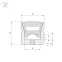 Силиконовый профиль WPH-FLEX-1212-TOP-S8-10m WHITE
