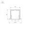 Профиль с экраном ALU-POWER-W35-2000-F ANOD+FROST | 015538 | Arlight