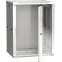Шкаф настенный 19' LINEA W 12U 600x450мм стеклянная дверь RAL7035