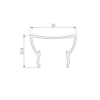 Экран STRETCH-25-CEIL-CENTER-10m OPAL-PVC (Arlight, -)