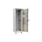 Шкаф телекоммуникационный напольный 42U 600x800 ШТ-НП-42U-600-800-С, передняя дверь стекло