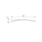 Подвес MOONLIGHT-HR-LIFT-SIDE-VR-D25-0080 White (Arlight, Металл)