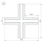 Крестовина SL-LINIA32-FANTOM (ARL, Металл)