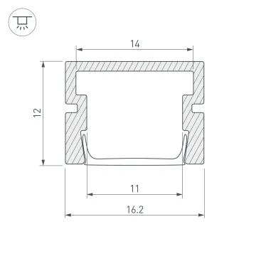 Профиль PDS-SM-2000 ANOD BLACK
