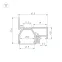 Профиль STRETCH-20-WALL-D-SIDE-2000 WHITE (Arlight, Алюминий)