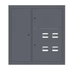                 Щит этажный 4 кв. слаботочка слева RAL7024 (1000х950х150) EKF PROxima
               