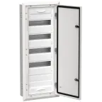 TITAN 5 Корпус металлический ЩРв-60 (1х60) 880х365х130мм IP31 белый (одна дверь)