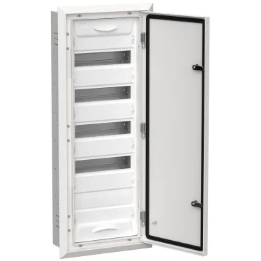 TITAN 5 Корпус металлический ЩРв-60 (1х60) 880х365х130мм IP31 белый (одна дверь)