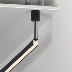 Профиль SL-LINE-2522-2500 BLACK (, Алюминий)