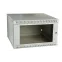 Шкаф телекоммуникационный настенный сварной 18U 600x500 ШТ-НСс-18U-600-500-С дверь стекло