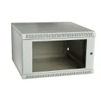 Шкаф телекоммуникационный настенный сварной 18U 600x500 ШТ-НСс-18U-600-500-С дверь стекло