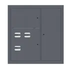                  Щит этажный 3 кв. RAL7024 (1000х950х160) PROxima
               