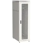 Шкаф напольный сетевой 19'' LINEA N 42U 800х1000мм перфорированная передняя дверь. задняя перфорированная серый
