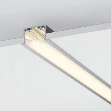 Профиль с экраном SL-LINIA62-F-2500 WHITE+OPAL (ARL, Алюминий)