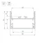 Профиль SL-LINE-5035-2000 ANOD | 029040 | Arlight
