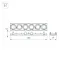 Экран линзованный SL-LINE-W20-55deg-540 (Arlight, Пластик)