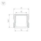 Профиль LINE-1715-2000 WHITE