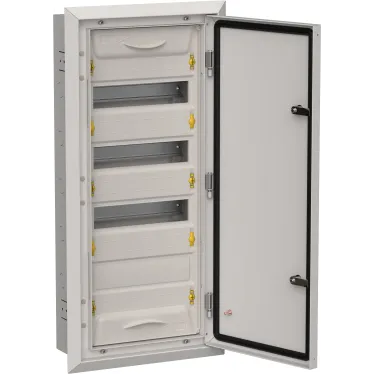 TITAN 5 Корпус металлический ЩРв-48 (1х48) 755х365х130мм IP31 серый (одна дверь)