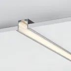 Профиль с экраном SL-LINIA49-F-2500 ANOD+OPAL (ARL, Алюминий)