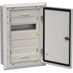 TITAN 5 Корпус металлический ЩРв-24 (1х24) 505х365х130мм IP31 серый (одна дверь)