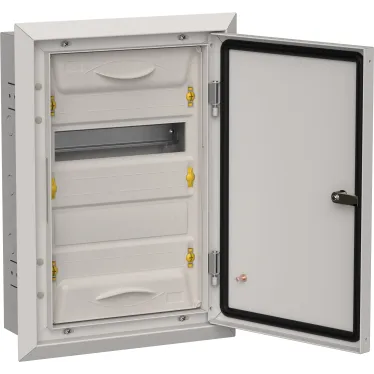 TITAN 5 Корпус металлический ЩРв-24 (1х24) 505х365х130мм IP31 серый (одна дверь)