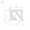 Профиль SL-BEVEL-H10-F14-2000 ANOD BLACK (Arlight, Алюминий)