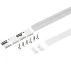 Профиль с экраном SL-SLIM-H7-2000 ANOD+OPAL (Алюминий)