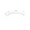 Экран ARH-KANT-H30-2000 Square Clear-PM (ARL, Пластик)