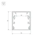 Профиль TOP-LINIA53-2000 ANOD | 016989 | Arlight