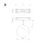 Крепление MOONLIGHT-BASE-ROUND-D18-M Silver (Arlight, Металл)