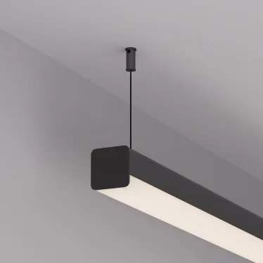 Заглушка LINE-D-3030 SQUARE BLACK (ARL, Металл)