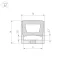 Силиконовый профиль WPH-FLEX-1414-TOP-S11-20m WHITE (Силикон)