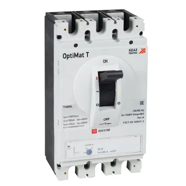 Выключатель автоматический OptiMat T400S TM 400A 3P