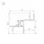 Профиль СEIL-S12-SHADOW-20-SIDE-3000 WHITE (ARL, алюминий)