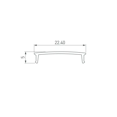 Экран COMFORT21-V-FANTOM-2000 OPAL (ARL, пластик)