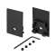Заглушка SL-COMFORT-3551 BLACK c отверстием (arlight, Металл) | 031793 | Arlight